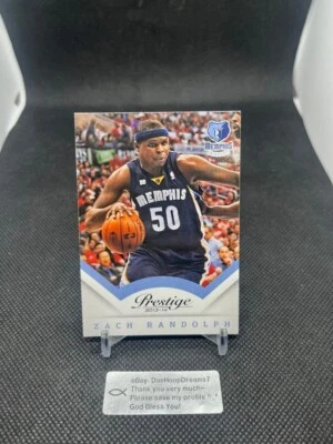 2013-14 Panini Prestige Basketball ZACH RANDOLPH #150 - Image 1 of 2