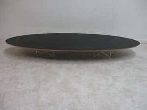 Vintage Eames Herman Miller Wire Base Elliptical Surfboard Coffee Table - Picture 1 of 12