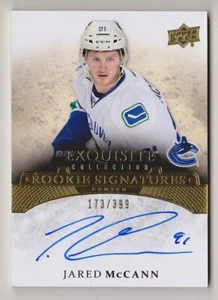 15-16 UD Exquisite Jared McCann /399 Auto Rookie Signatures Seattle Kraken 2015 - Picture 1 of 1