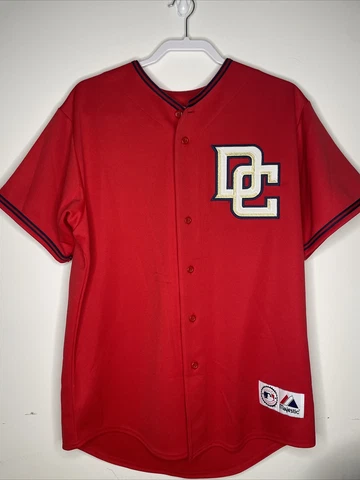 Washington Nationals #11 Ryan Zimmerman Red Majestic Jersey Stitched Size Large Cover