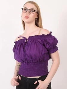 Women's Summer Casual Puff Sleeve Short Tube Top Off Shoulder Wholesale Mix Lot - Picture 1 of 11