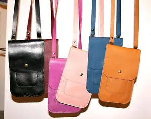 LEDER Smartphone Tasche Handytasche zum Umhängen mit für iPhone - Bild 1 von 12