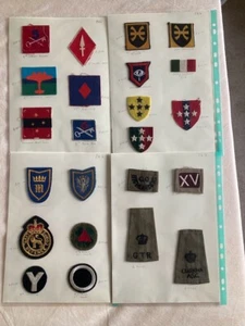 British Army Cloth Formation Badges, Wide selection, see drop down menu - Picture 1 of 164