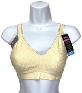 NWT Bali Women's S Comfort Revolution ComfortFlex Fit Wireless Bra DF3484 Beige - Picture 1 of 9