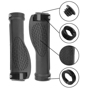 A Pair Handlebar Grips Ergonomic Bicycle Handle Grip ForE-Bike rubber Anti-slip - Picture 1 of 9