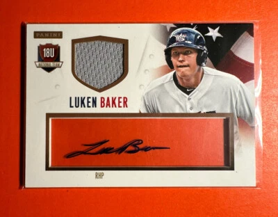 2014 Panini Elite Luken Baker - USA Baseball 18U Signatures  /99 - Image 1 of 3