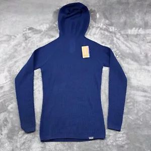 Patagonia Capilene Air Hoody Womens Size XXS Navy Blue Merino Wool Base Layer - Picture 1 of 24