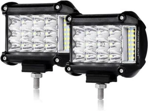 Vainas LED de disparo lateral Auxbeam de 4 pulgadas 19 W para todo terreno cápsula de luz combo paquete de 2 haces - Imagen 1 de 12