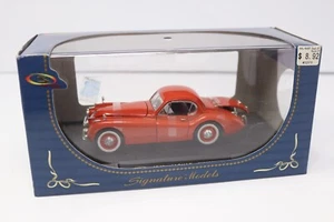 1:32 SIGNATURE MODELS 1949 JAGUAR XK120 ORANGE BROWN CDF - Picture 1 of 3