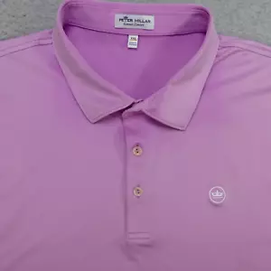 Peter Millar Summer Comfort Polo Shirt Mens XXL Pink Short Sleeve Flaw - Imagen 1 de 11