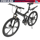 26" Mountain Bike Full Suspension 21-Speed Men's Bikes Bicycle MTB Disc Brake