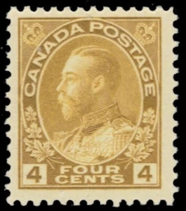 CANADA 110d - King George V "1925 Yellow Ochre Dry Print" (pb68945) NH - Picture 1 of 1