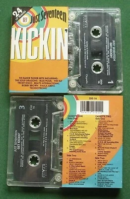 Just Seventeen Get Kickin' KLF Yazz D-Mob Monie Love + 2 x Cassette Tape TESTED - Image 1 of 2