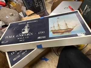 Fregata Britannica H.M.S unicorn ship kit in box 1790 - Picture 1 of 7
