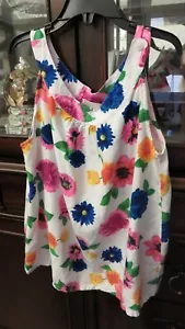 Crazy 8's Flower Tank Top Shirt Girls XL 14 - Picture 1 of 3