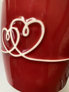 Starbucks Tasse rot Kaffee Tee Tasse Heartbeats Line 2010 zwei Herzen romantisch Geschenk - Bild 1 von 7