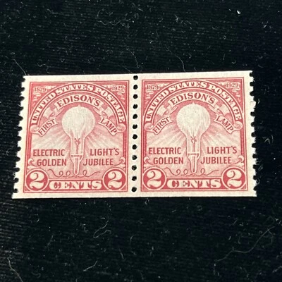 US Stamp # 656. 2 cent pair MNH. lot 2. Rich Color MAKE OFFERS !!!! - Image 1 of 4
