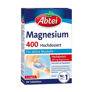Abbazia Magnesio 400 - Magnesio ad alto dosaggio - per muscoli attivi - laborgep... - Foto 1 di 1