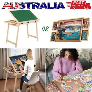 Wooden Jigsaw Puzzle Board OR Table for Adult&Kid w/ Drawers Holds 1000/1500PCS - Picture 1 of 25