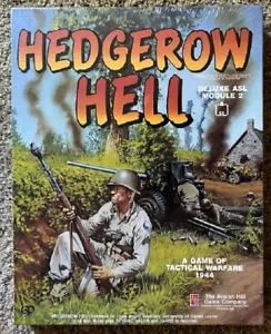 Hedgerow Hell by Avalon Hill, Deluxe ASL Module, Mint in Shrinkwrap from 1987 - Picture 1 of 2