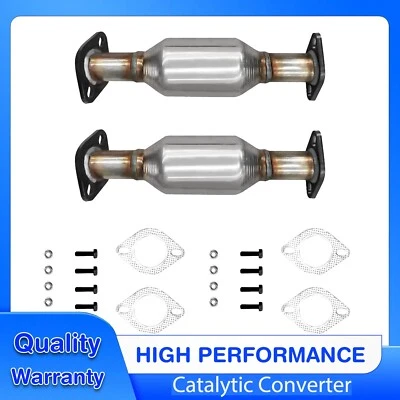2X Convertidor catalítico para Hyundai Santa Fe 2,7 L trasero 2007-2009 16513 certificado EPA Foto 1 de 4