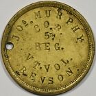 5th Benson Vermont VT Civil War Soldier ID Dog Tag James Murphy Hastings MI