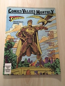 1992 Comics Values Monthly Superman Memorial Issue - Bild 1 von 3
