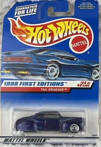 NEW Hot Wheels 1998 First Editions 24/40 TAIL DRAGGER #659 by Mattel Wheels - Picture 1 of 8
