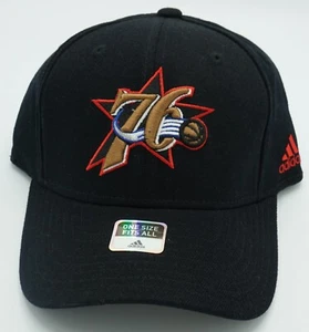 NBA Philadelphia 76ers Adidas Adult Structured Adjustable Fit Cap Hat Beanie NEW - Picture 1 of 4