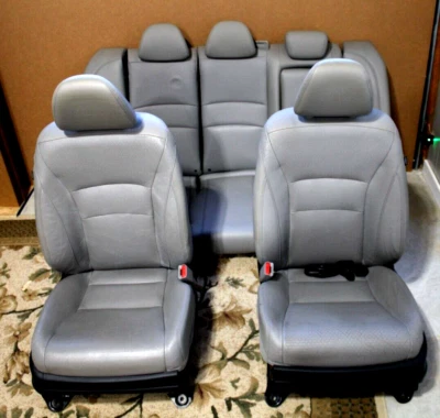 КОМПЛЕКТ ПЕРЕДНИХ И ЗАДНИХ СИДЕНИЙ 2016-2017 HONDACORD EXL СЕРАЯ КОЖА ОТ ОРИГИНАЛЬНОГО ПРОИЗВОДИТЕЛЯ - Изображение 1 из 4