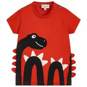 T-shirt Paul Smith in cotone rosso. 3 mesi -3 anni nuovo in confezione con etichette. Prezzo consigliato £38 - Foto 1 di 2