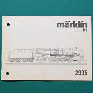 Märklin für 2995 H0 - Anleitung/Begleitheft/Pflegehinweise - für BR 41 - Bild 1 von 3