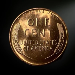 1955 D Denver Lincoln Cent di grano brillante non in circolazione (BU) - Foto 1 di 2