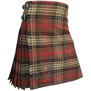 Kilts für Männer Ross Jagd verwittert handgefertigt Tartan Kilt schottisch traditionell - Bild 1 von 6