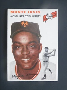 1954 Topps Baseball Card #3 Monte Irvin (EX-MT) - Picture 1 of 2