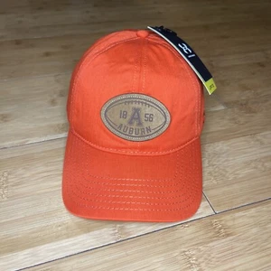 Under Armor Auburn Tigers AU Women’s Orange Leather Patch Strapback Hat Cap OSFA - Picture 1 of 13