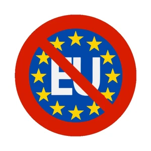 EU-Nein Danke Dexit Europäische Unio Aufkleber Sticker Auto Magnet Vinyl wetterf - Picture 1 of 1