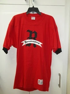 Eagle USA Marke rot schwarz Baumwolle Renaissance T-Shirt Made in USA Gr. M neu ohne Etikett - Bild 1 von 6