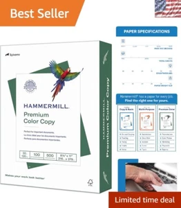 32 lb Premium Copy Paper 500 Sheets, 8.5 x 11 - Reliable for Presentations - Picture 1 of 9