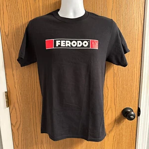 T-shirt nera usata Ferodo Racing etichetta piccola porto & azienda - Foto 1 di 5