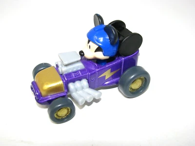 Coches de carreras Mickey Mouse Roadster mal impresos iluminación púrpura 2016 Donald Duck Cabin Foto 1 de 4