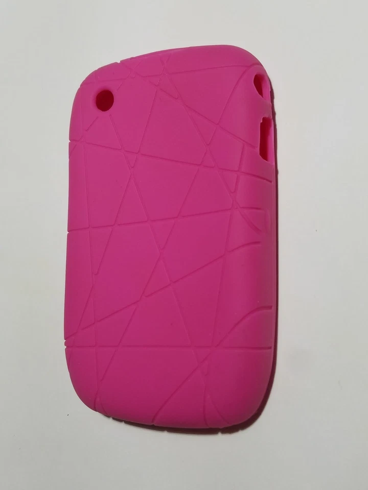 Rare Hot Pink Strong Silicone Case Protective Cover For Blackberry Curve 8530 - Image 1 of 3