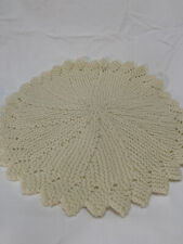 Crocheted Round Doily - Swirl Design