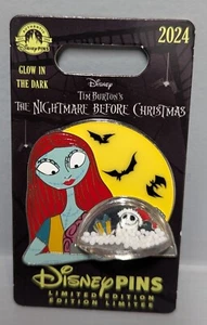 Sally snow globe limited edition pin 2024 Disney Nightmare Before Christmas GITD - Picture 1 of 2
