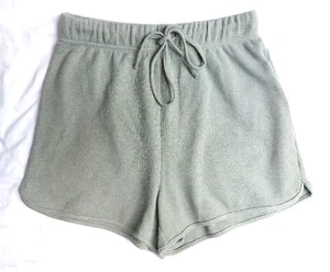 Sweatshorts Hotpants Waffelstrick Gr. S mint sexy Fitness Alltag high waist - Bild 1 von 3
