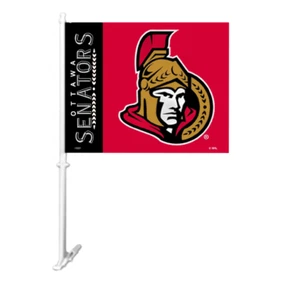 NHL Heavy Duty 11``X15`` OTTAWA - SENATORS CAR FLAG - Picture 1 of 1