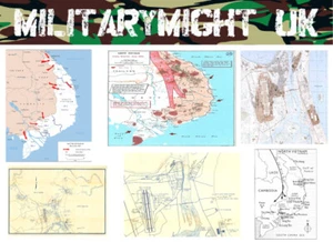 1/16 - 1/18 ESCALA 120mm FIGURAS MAPAS GUERRA DE VIETNAM MODELO DIORAMA - Imagen 1 de 1
