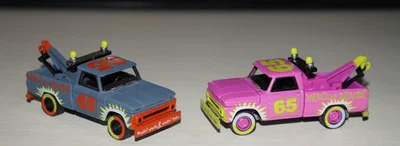 Johnny Lightning Street Freaks 1965 Chevy Tow Truck Demolition Derby Set Lot - Image 1 of 3
