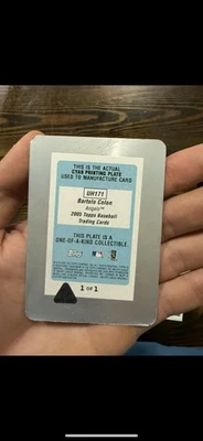 Placa de impresión Bartolo Colon Angels - ™ 2005 Topps tarjetas coleccionables de béisbol 1/1 Foto 1 de 2