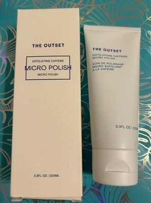 THE OUTSET Micro-Exfoliant Facial Scrub * Caffeine* 3.3fl.oz. Sealed BNIB $34 V. - Image 1 of 4